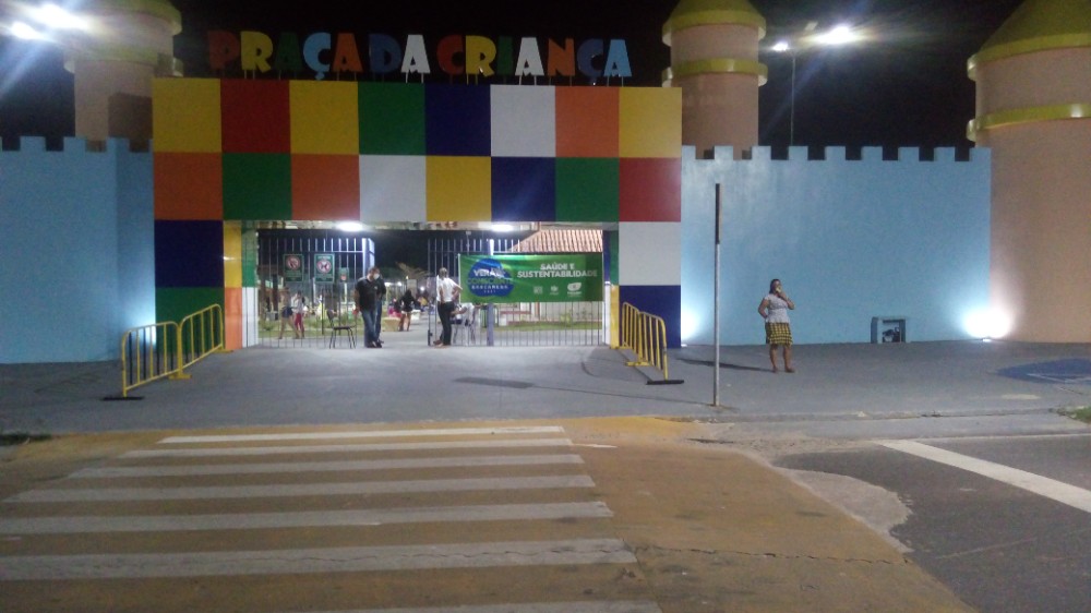 Praça das Criança em Barcarena sede